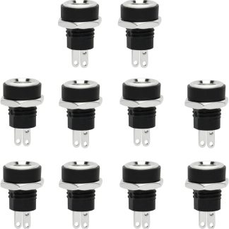 Gikfun DC Power Supply Jack Socket Female Panel Mount Connector 5.5X2.1mm for Arduino EK1796